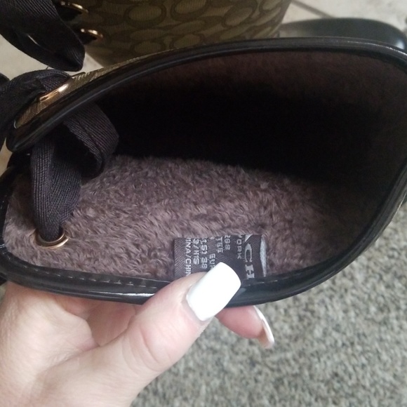 Coach Brown Rainboots - Picture 3 of 5